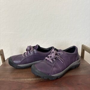 KEEN Targhee II Low Womens Waterproof Hiking Shoes purple Size 7.5